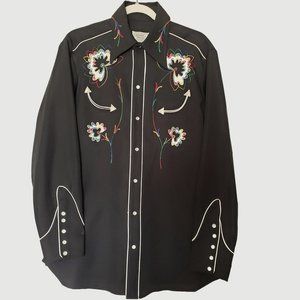 H BAR C vintage western wear with classic embroidery that symbolizes H BAR C